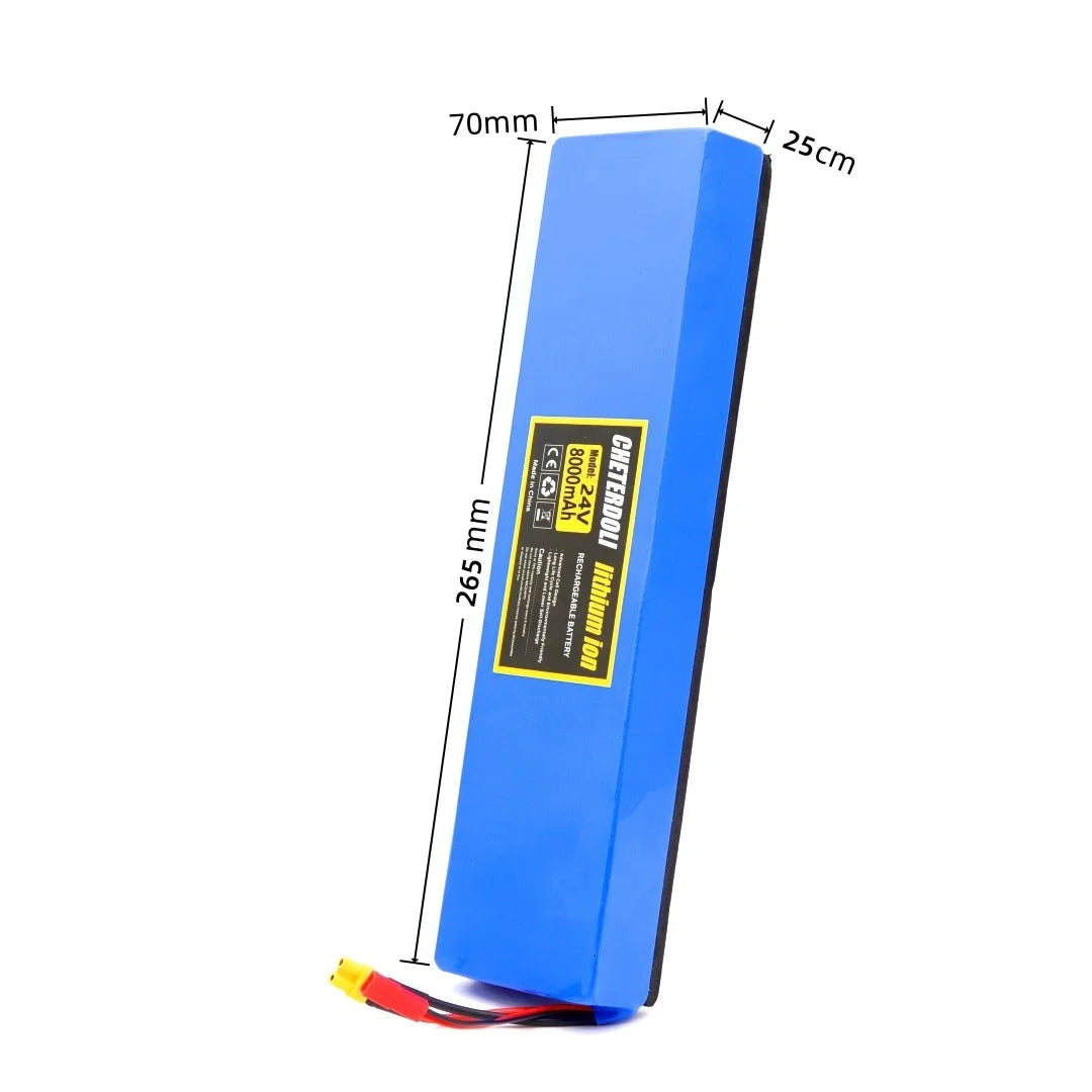25.2V 8000mAh 7S2P Li-ion Battery Pack for Electric Scooters