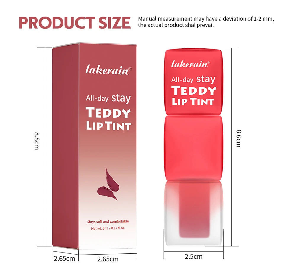 Waterproof Long-Lasting Matte Teddy Lip Tint - 16