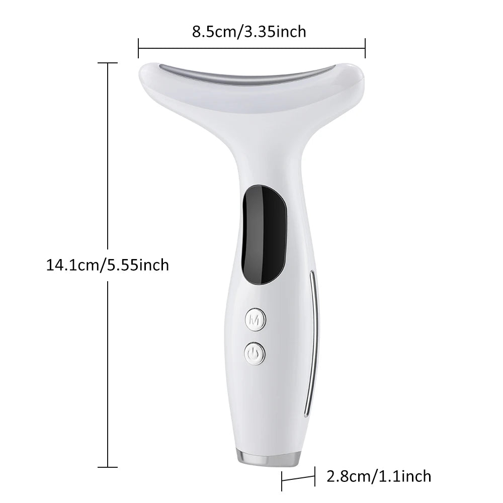 7-Color LED Neck and Face Skin Tightening Massager - 11