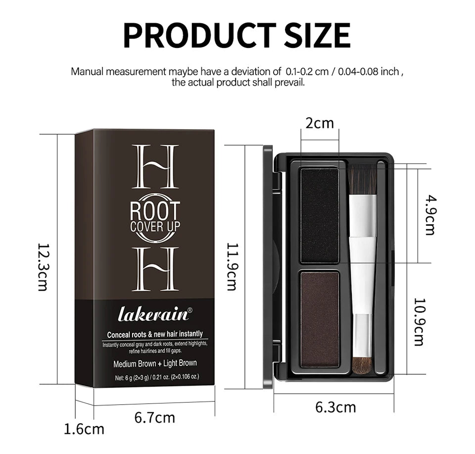 Waterproof Hairline and Root Concealer Powder Palette