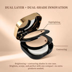Double Layer Oil Control Pressed Powder for Matte Finish