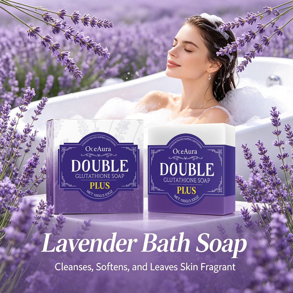 Lavender Cleansing Soap Bar for Oil Control and Soft Skin