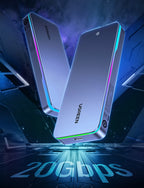 20Gbps M.2 NVMe and SATA SSD Enclosure with RGB Lighting