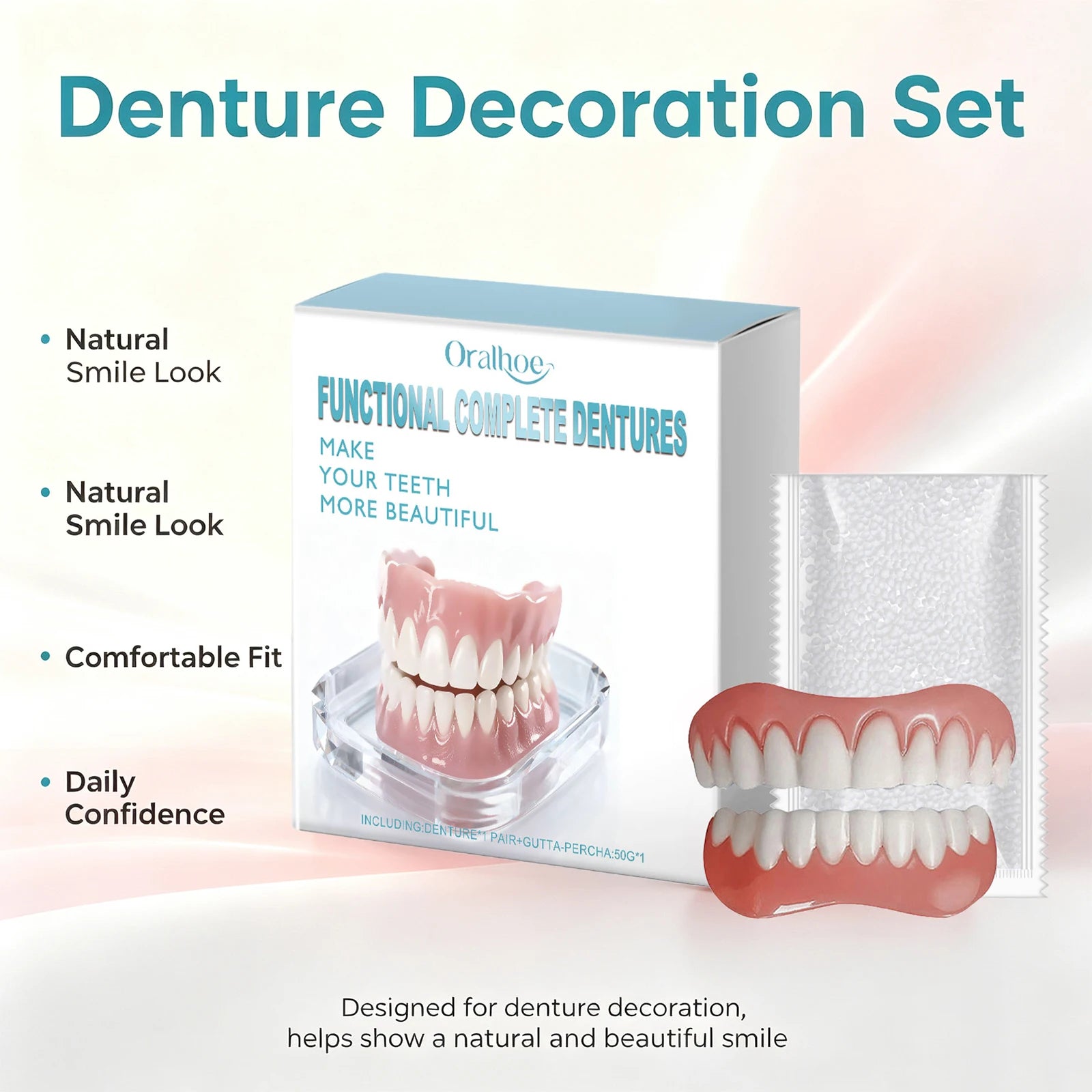 Cosmetic Denture Set for Instant Smile Enhancement - 2
