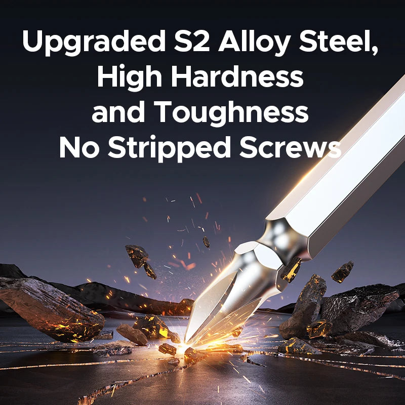 2-in-1 Dual Head Screwdriver with S2 Alloy Steel - 2