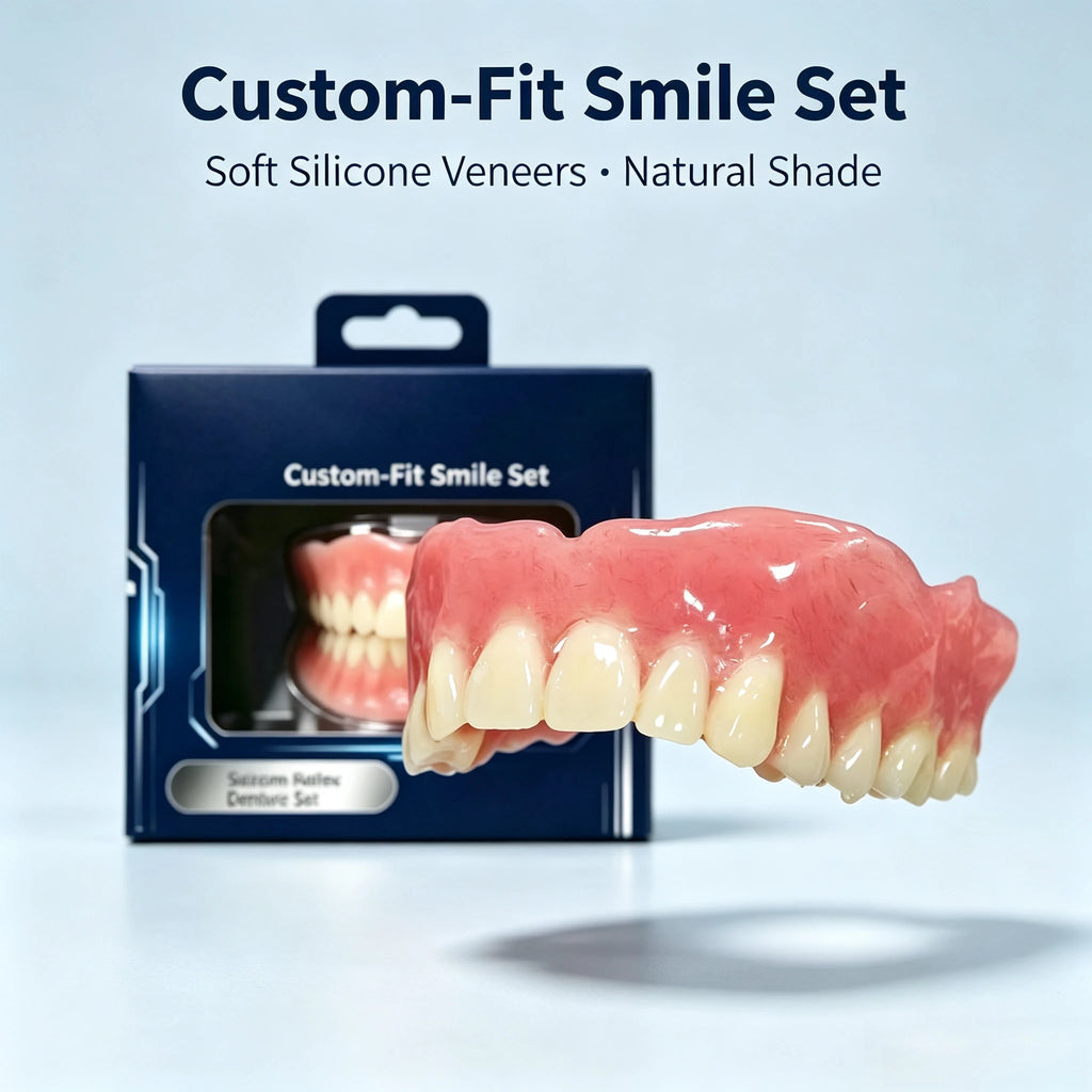 Comfortable Silicone Cosmetic Smile Veneers for Teeth
