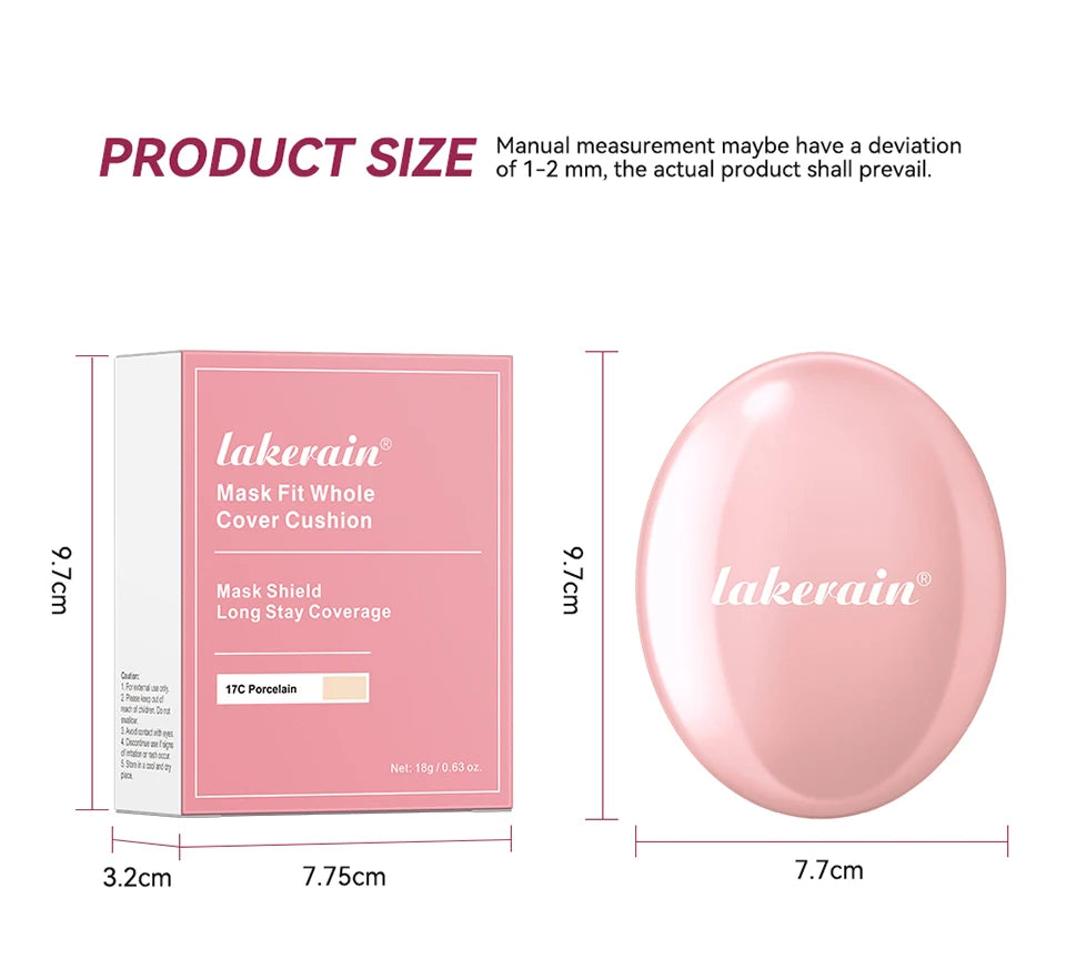 Waterproof Long-Lasting Cushion Foundation with Sun Protection