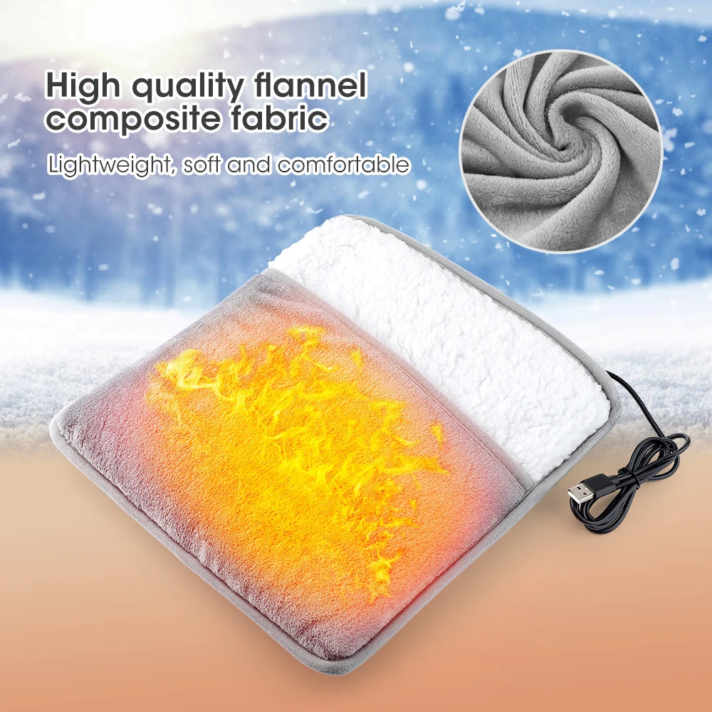 Electric Heated Foot Warmer with Adjustable Heat and Timer - 29