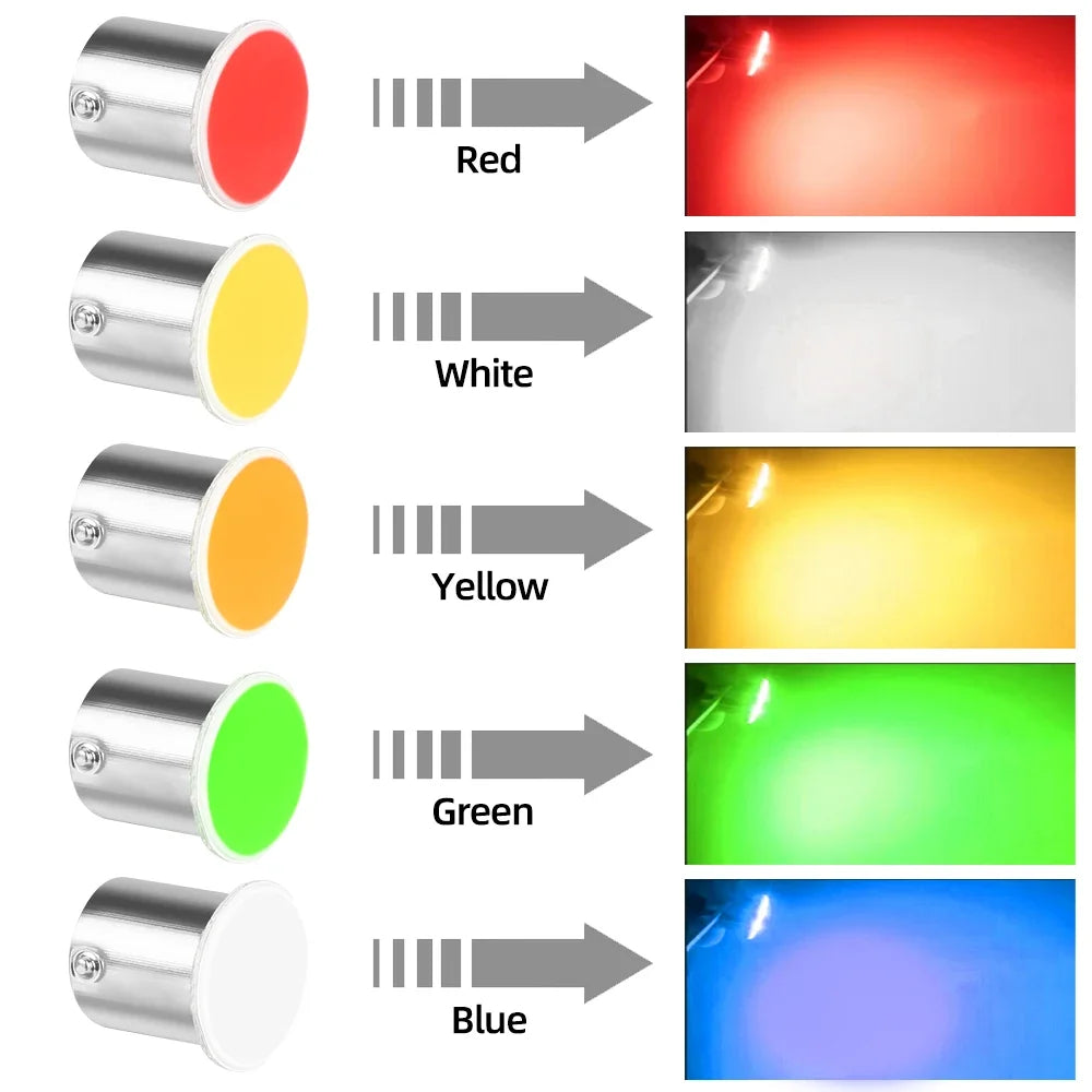 1156 BA15S P21W COB 12SMD LED Signal Reverse Parking Light Bulb 12V 24V
