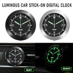 Luminous Quartz Analog Clock for Car Dashboard Boat and Bike