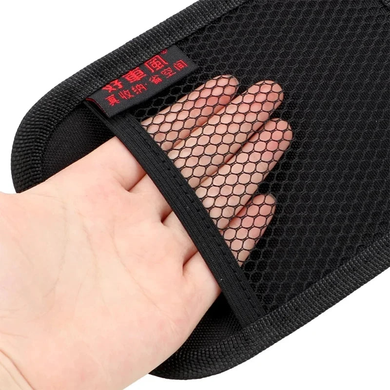 Adhesive Mesh Car Interior Storage Pocket for Phones and Accessories