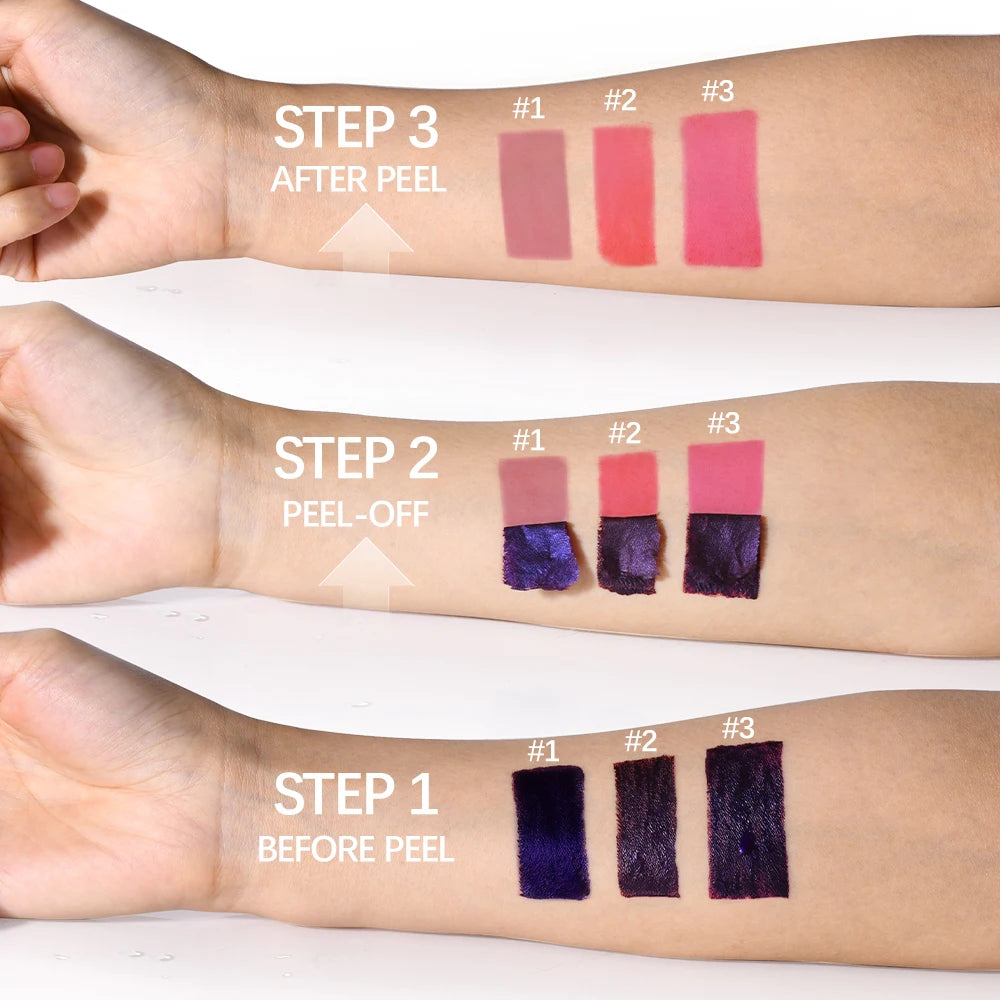 Waterproof Peel-Off Matte Lip Stain