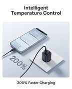 30W GaN USB-C Fast Charger for Smartphones and Tablets
