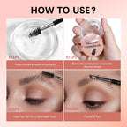 Waterproof Clear Eyebrow Styling Gel for Laminated Brow Look