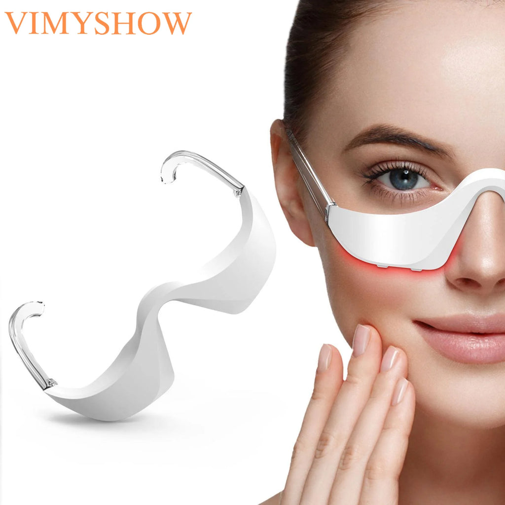 Red Light LED Eye Massager for Puffiness and Dark Circles