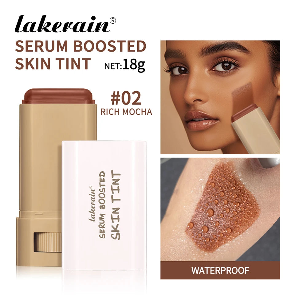 Serum-Boosted Skin Tint Foundation Stick for Natural Coverage - 7