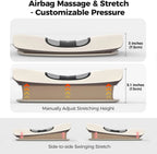 Electric Lumbar Back Stretcher and Waist Massager with Remote
