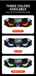 Solar Powered Demon Eye LED Car Warning Light