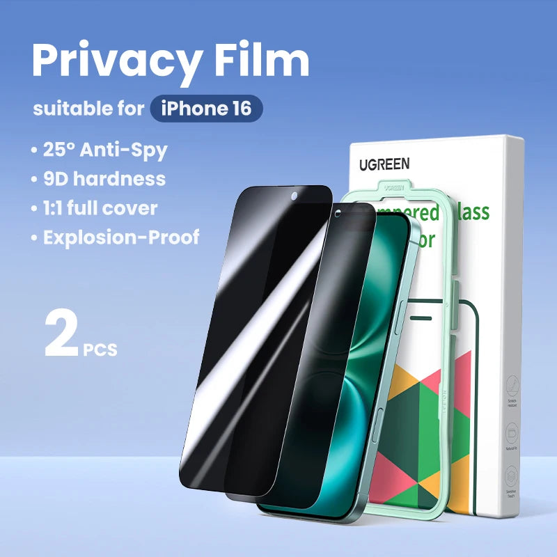 Anti-Spy Tempered Glass Privacy Screen Protector for iPhone
