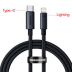 USB-C to Lightning Fast Charging and Data Sync Cable