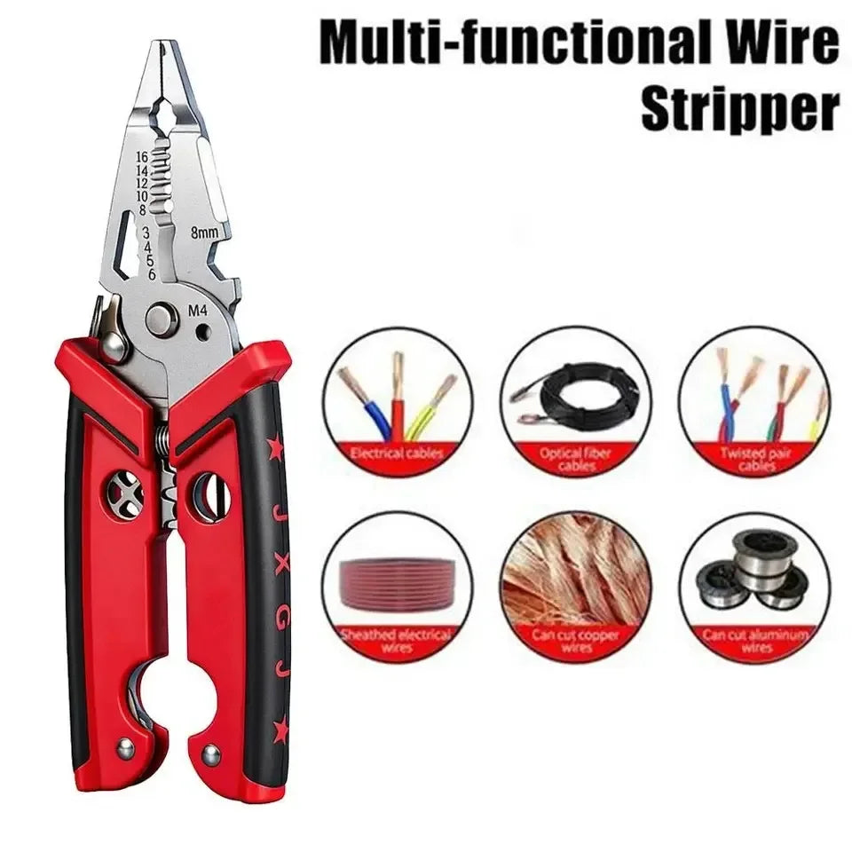 18-in-1 Multifunction Wire Stripper, Cutter, and Crimping Tool - 1