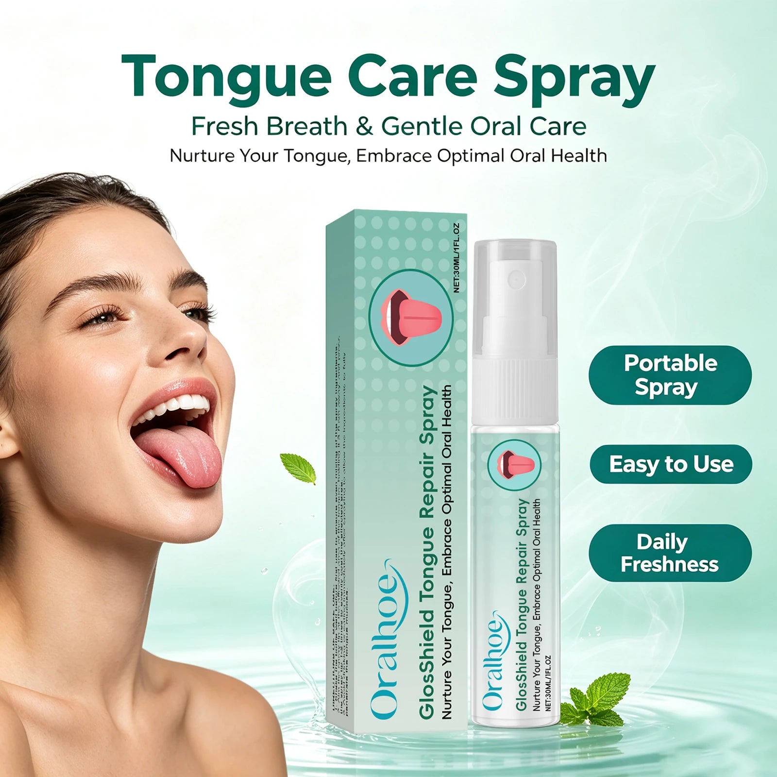 Tongue Repair Spray for Fresh Breath and Oral Care - 3