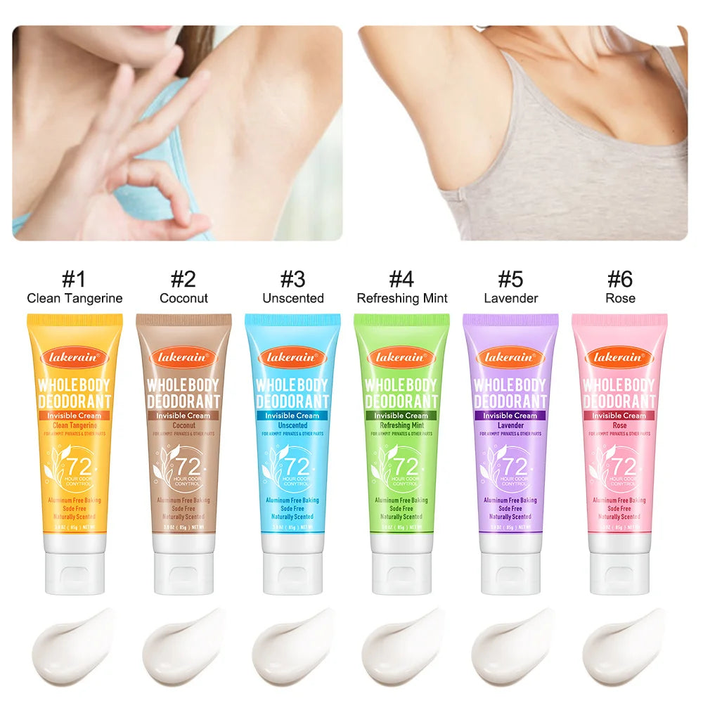 72-Hour Invisible Body Deodorant Cream - 1