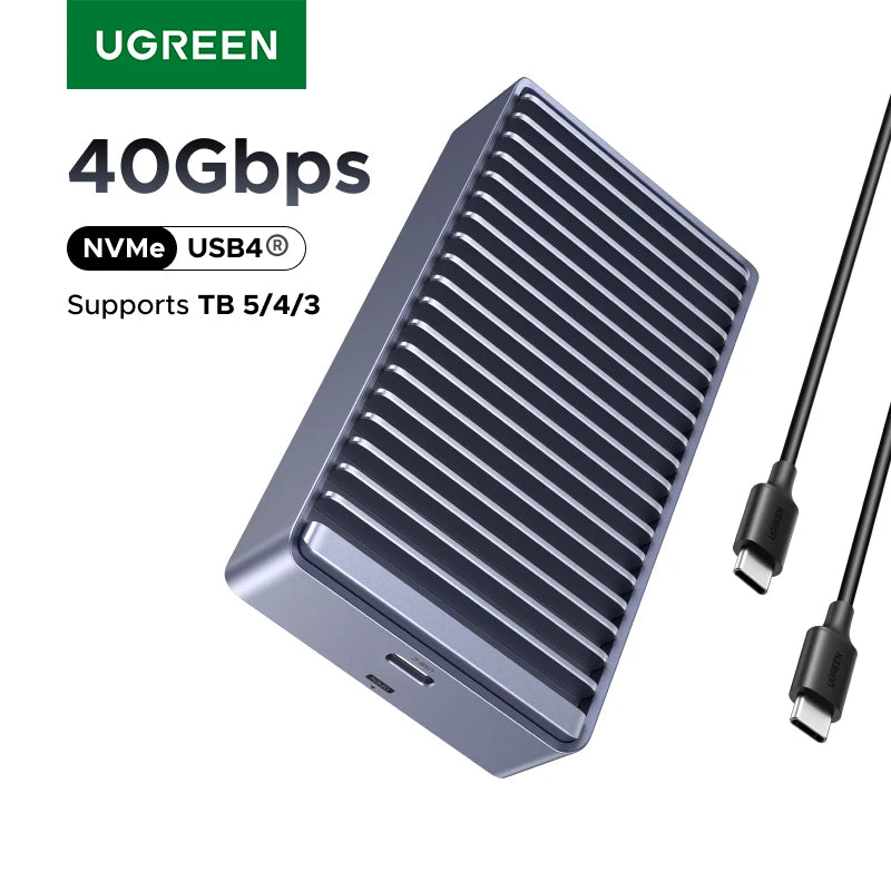 40Gbps USB4 NVMe SSD Enclosure for High-Speed Data Transfer