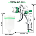 Professional HVLP Gravity Feed Paint Spray Gun with Multiple Nozzles