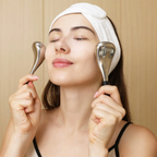 Stainless Steel Facial Ice Globes for Skin Cooling and Puffiness