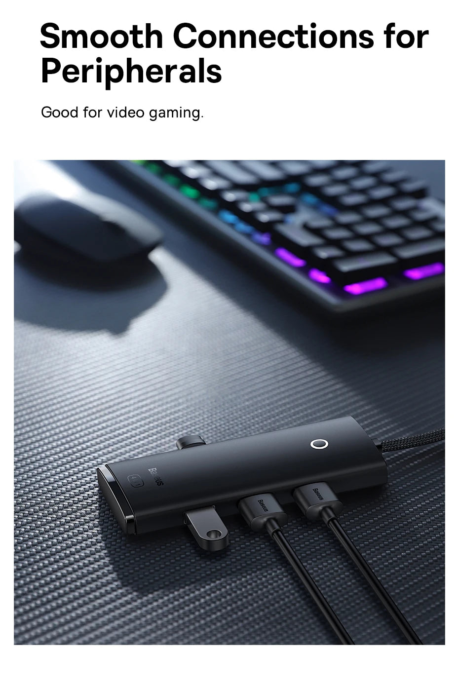 4-in-1 USB-C to USB 3.0 Multi-Port Adapter Hub - 14