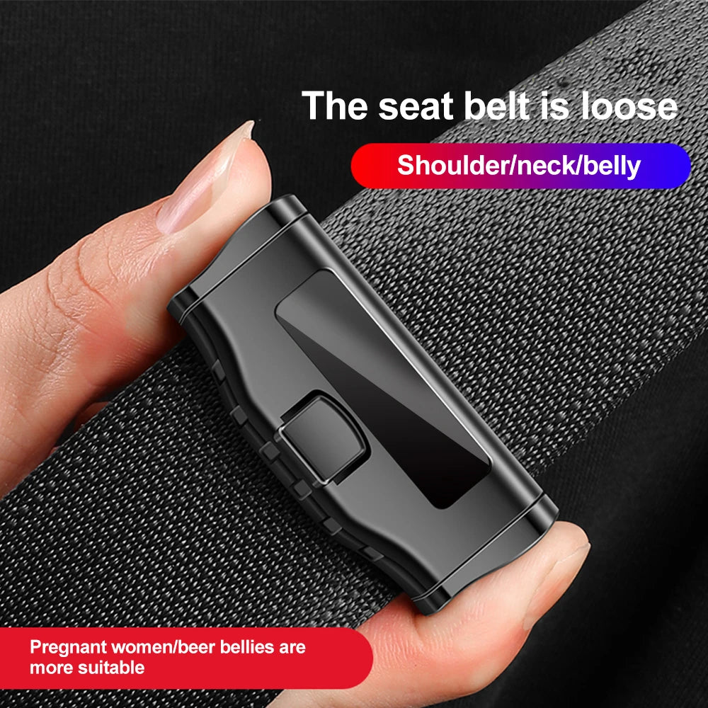 Car Seat Belt Adjuster Clip for Neck Chest and Belly Comfort