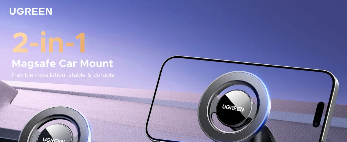 Magnetic Car Phone Mount for Dashboard and Air Vent