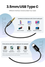 Hi-Fi Wired Earbuds with 3.5mm and USB-C Connectors