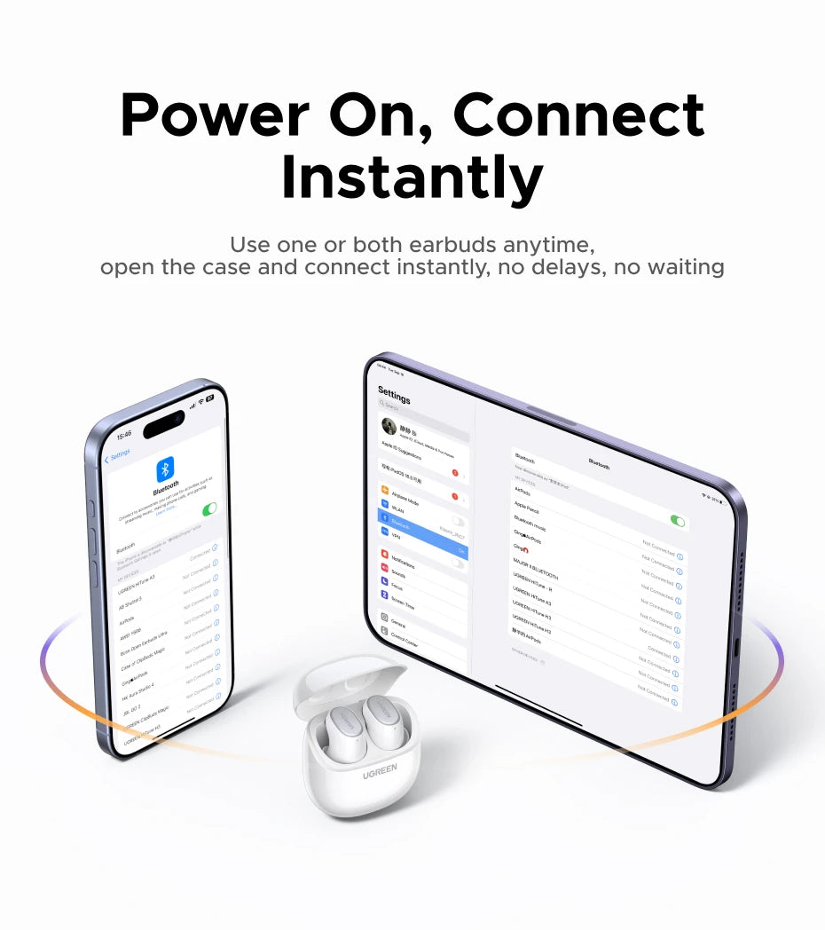 Wireless Bluetooth In-Ear Earbuds with 35H Playtime