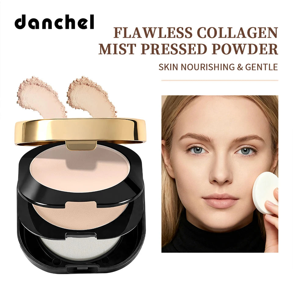 Double Layer Oil Control Pressed Powder for Matte Finish - 7