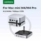 11-in-1 Docking Station with NVMe SSD Enclosure for Mac Mini