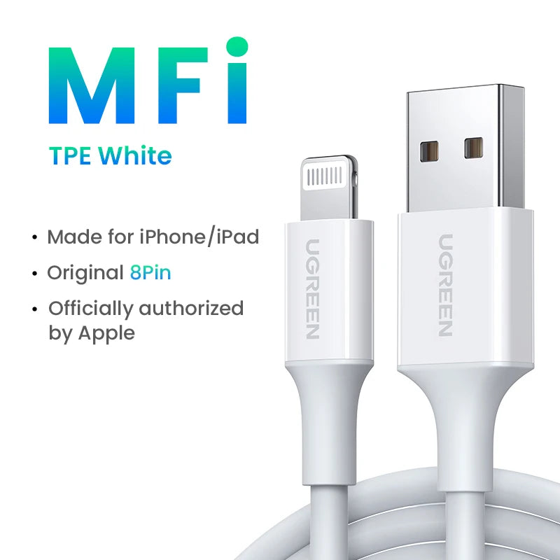 MFi Certified USB to Lightning Fast Charging Cable