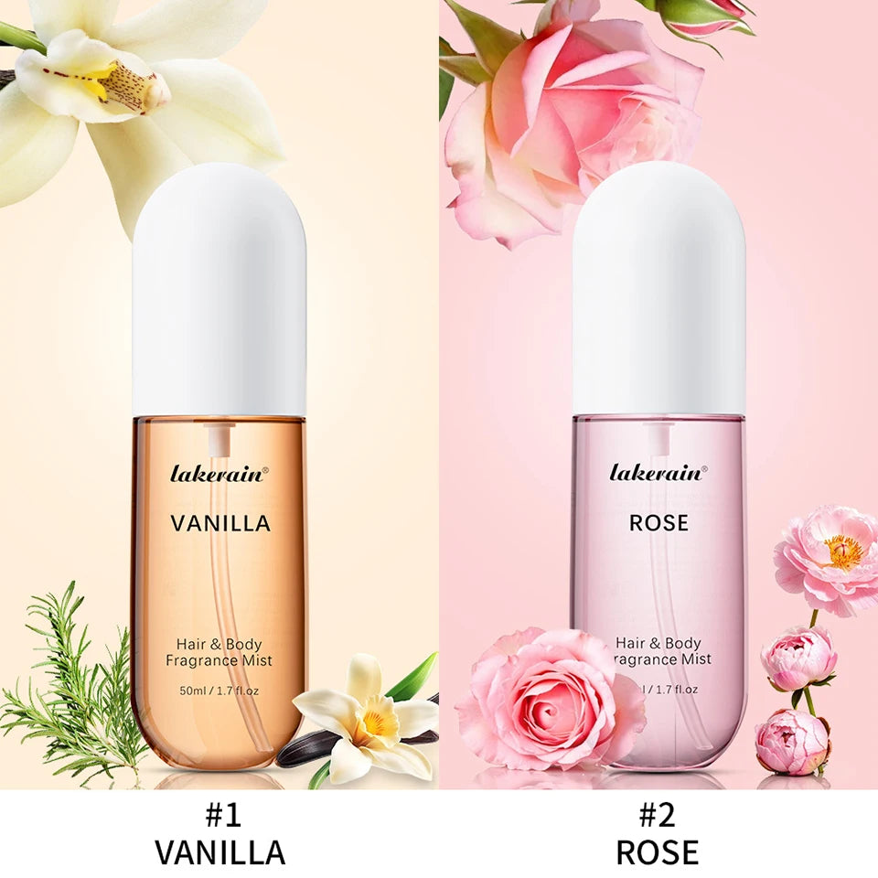 Vanilla and Rose Hair & Body Fragrance Mist - 13