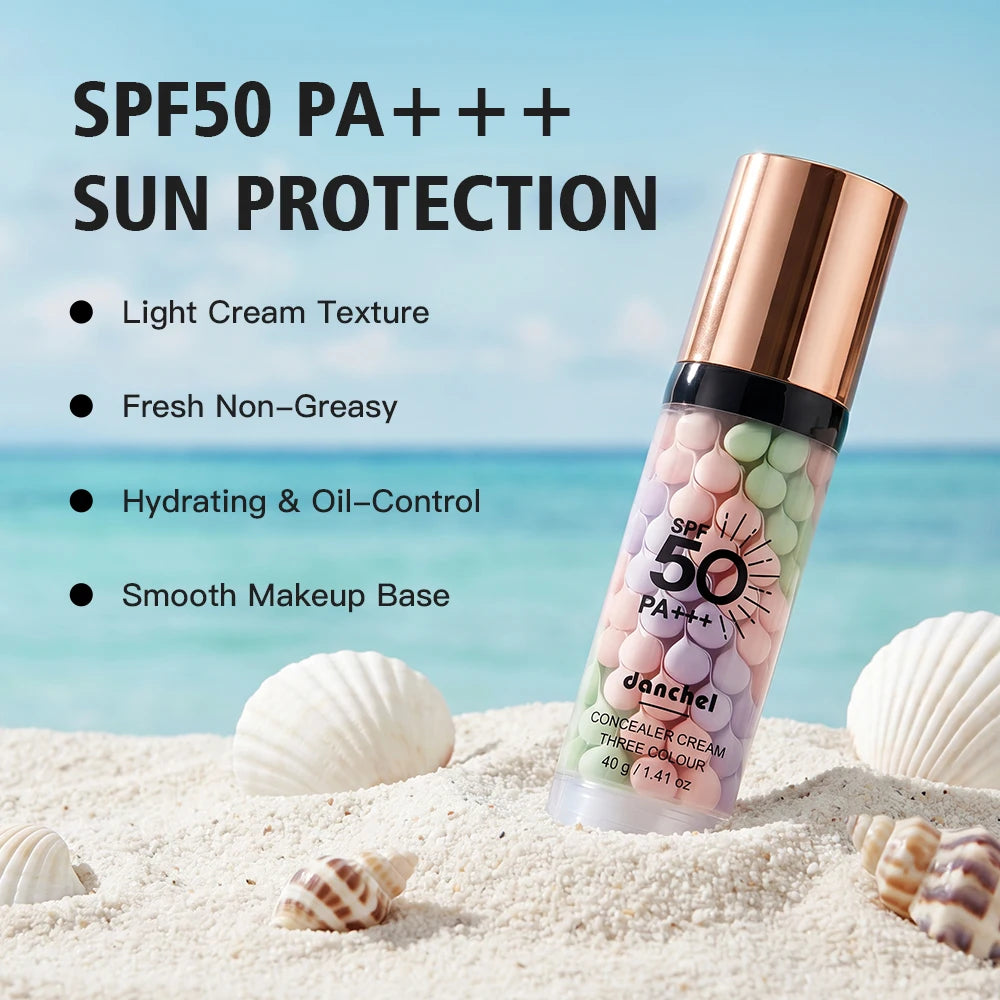 3-in-1 Color Correcting Makeup Primer with SPF 50 - 3