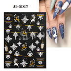 Christmas Cartoon Nail Art Decals