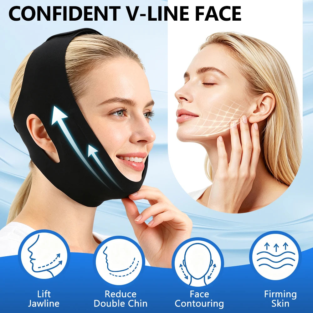 Hot and Cold Facial Compression Wrap for Chin and Jaw - 11
