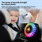 Car Air Vent Fragrance Diffuser with RGB Music Rhythm LED Light