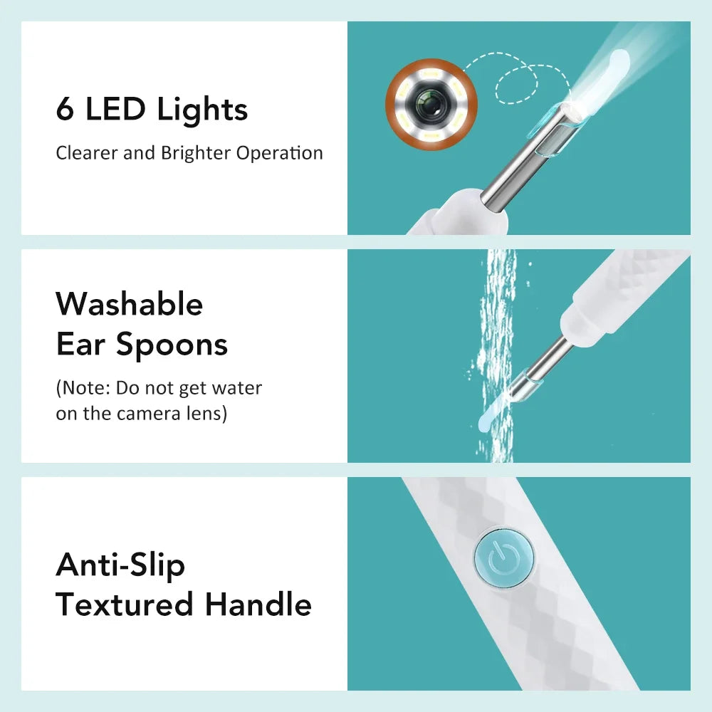 Visual Ear Wax Removal Tool with HD Camera