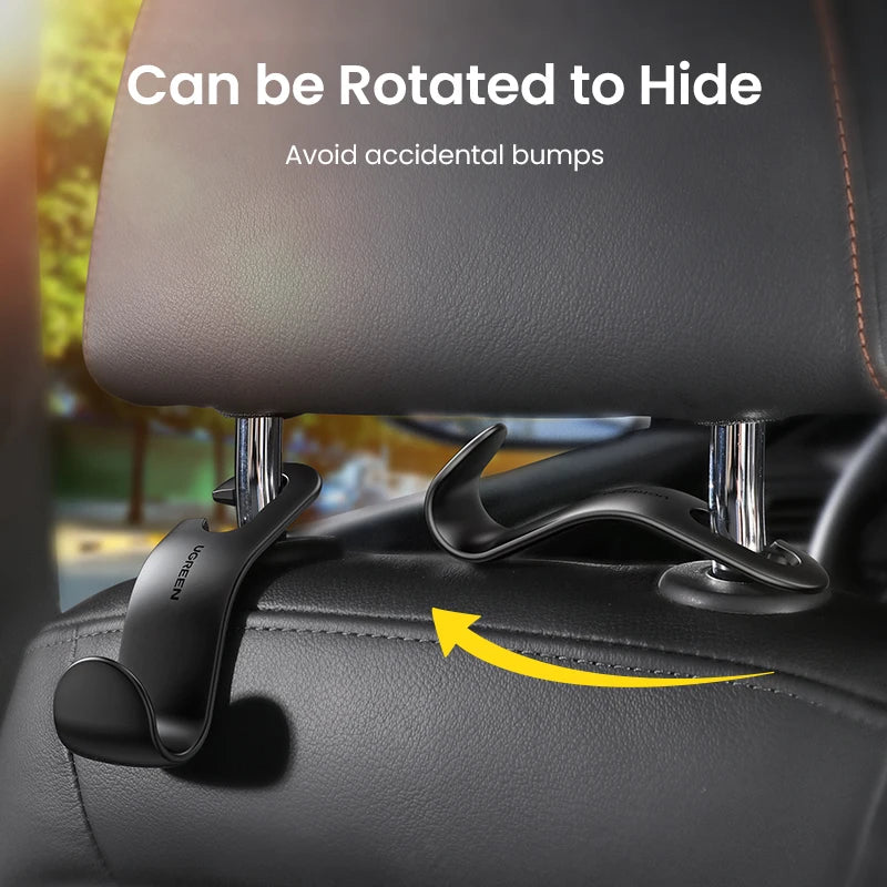 Adjustable Car Backseat Headrest Storage Hook - 5
