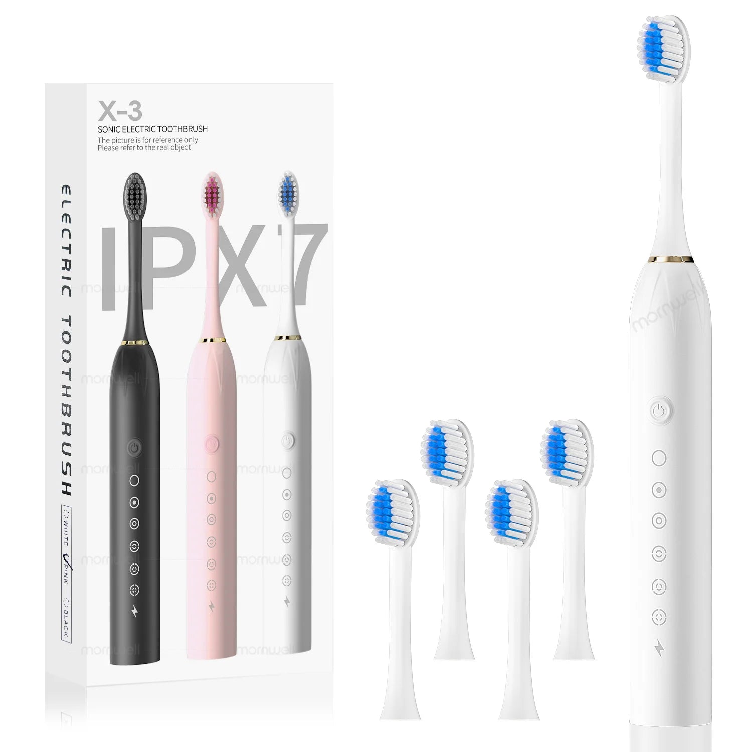 Rechargeable Sonic Electric Toothbrush with 6 Cleaning Modes - 1