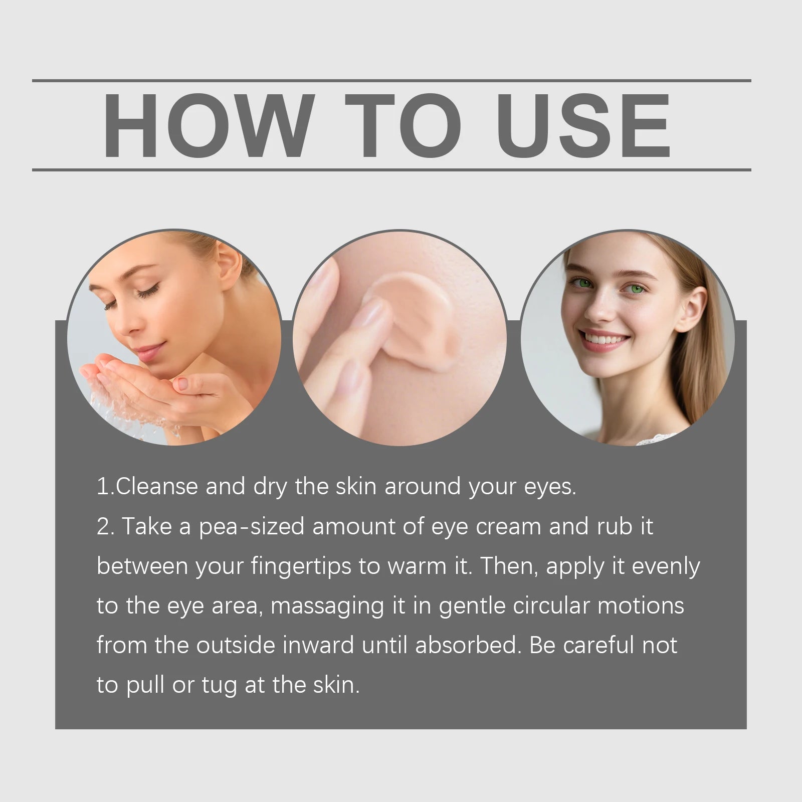 Calcium Firming Eye Cream for Dark Circles and Fine Lines - 12