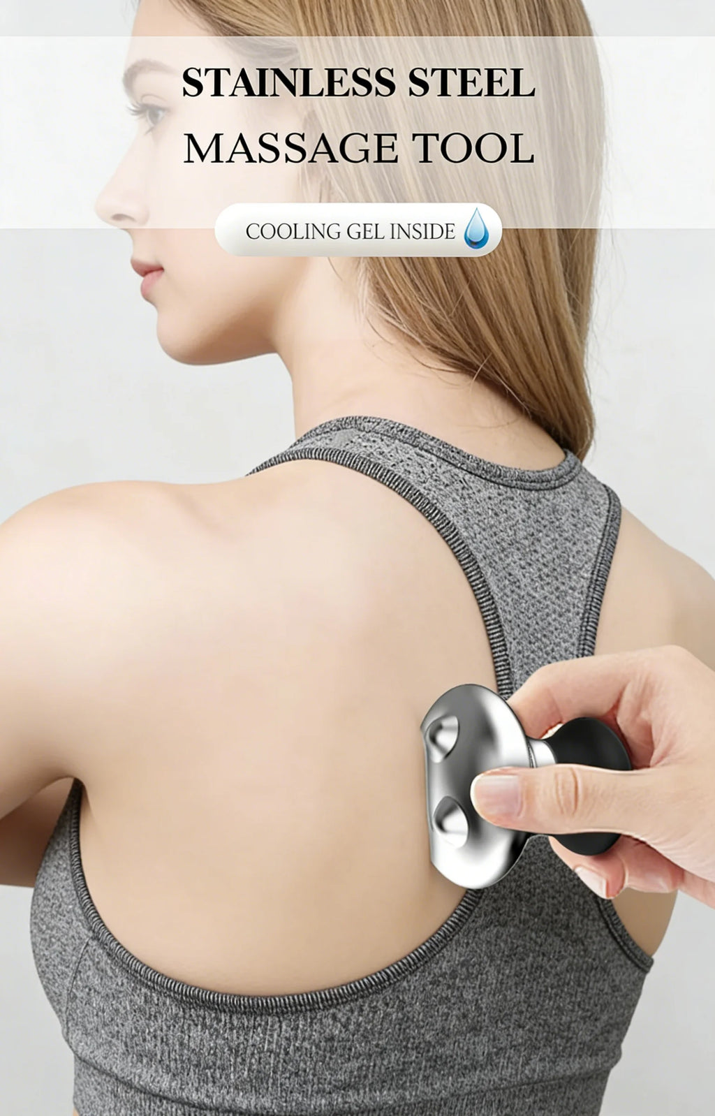 Stainless Steel Mushroom Gua Sha Facial Massage Tool