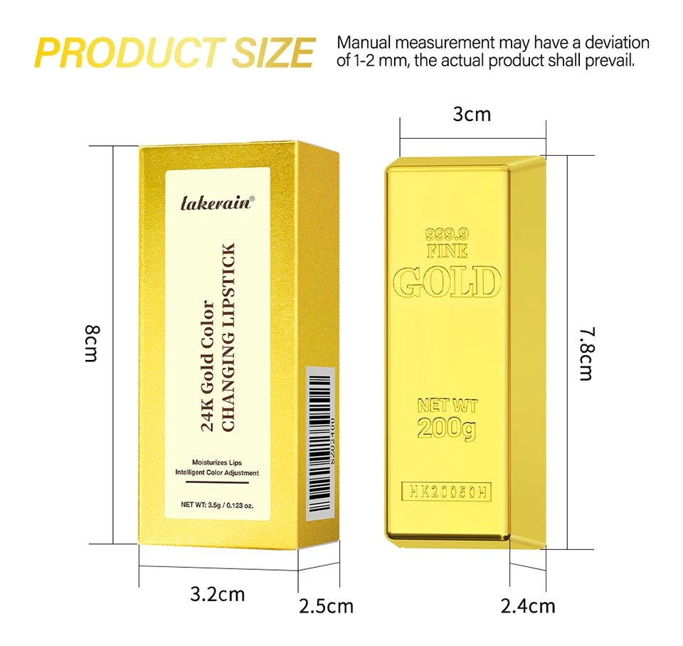 24K Gold Color-Changing Moisturizing Lip Balm