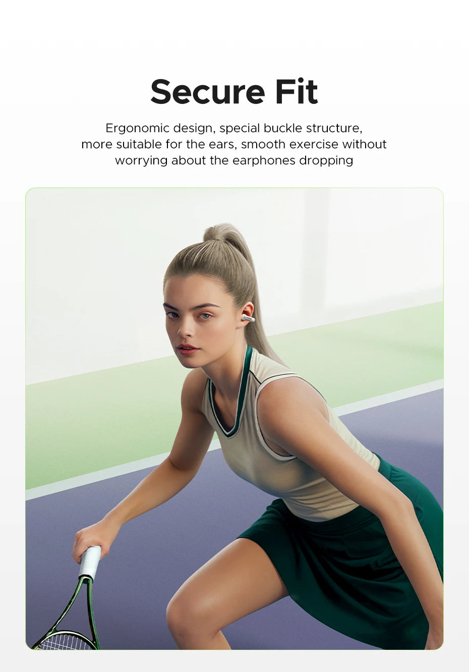 Open Ear Wireless Bluetooth 5.4 Clip-On Sports Earbuds